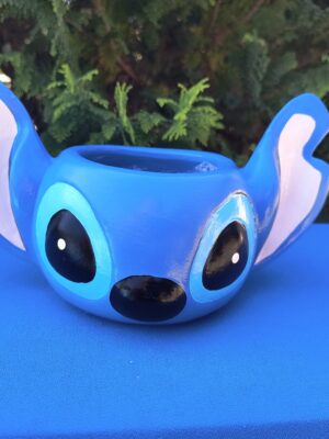 Stitch Cabeça Vaso Decorativo
